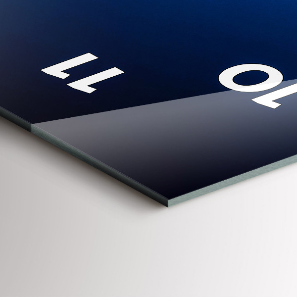 Vertikálne hodiny Lietadlo a oblaky