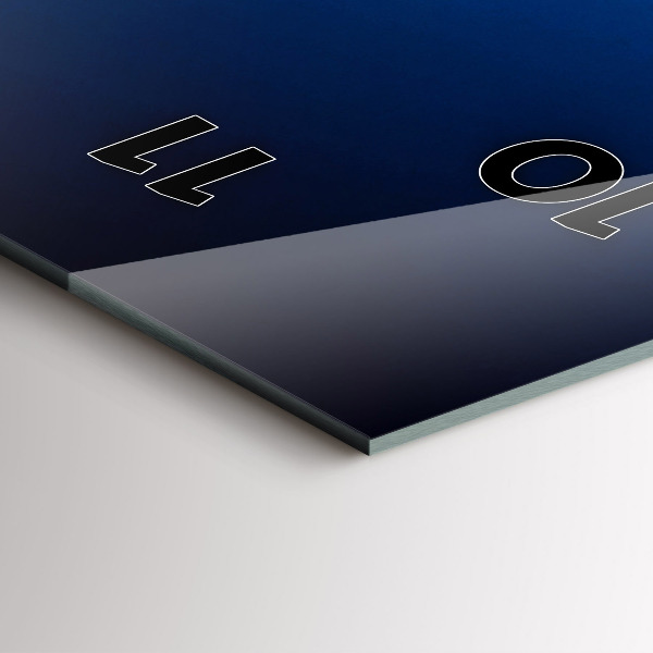 Vertikálne hodiny Lietadlo a oblaky