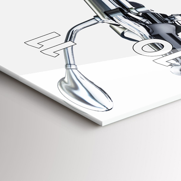 Vertikálne hodiny Čierna motorka