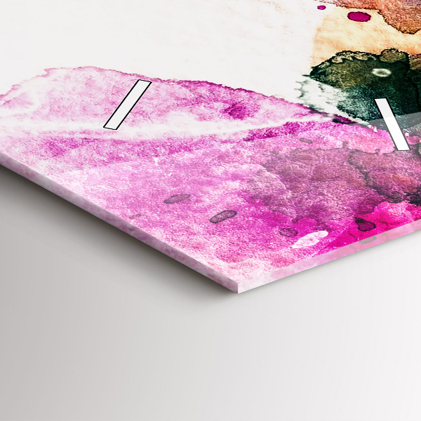 Vertikálne hodiny Abstraktná ženská tvár