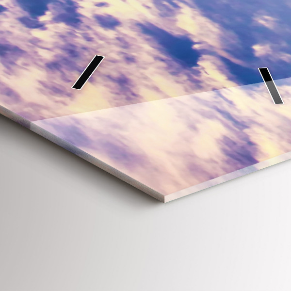 Vertikálne hodiny Západ slnka v New Yorku