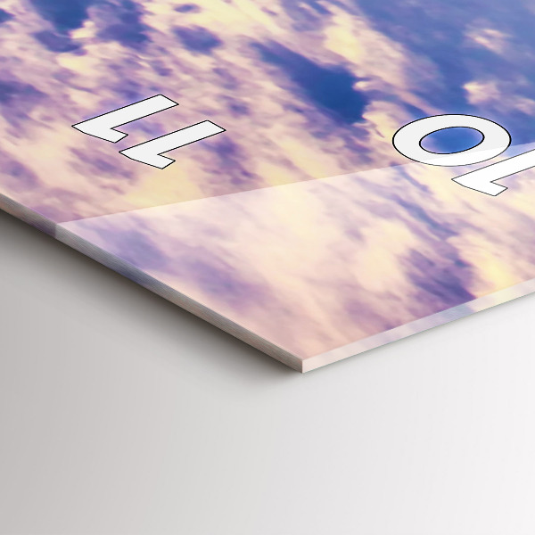 Vertikálne hodiny Západ slnka v New Yorku