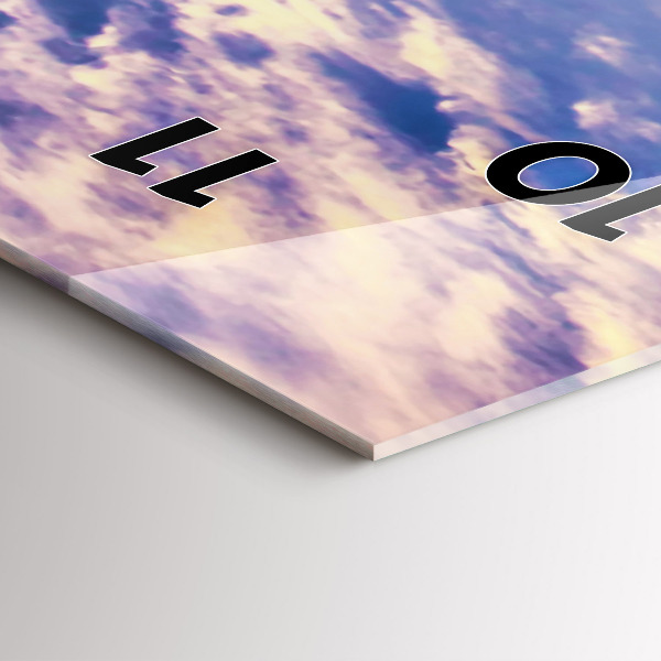 Vertikálne hodiny Západ slnka v New Yorku