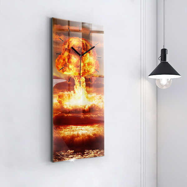 Vertikálne hodiny Výbuch atómovej bomby