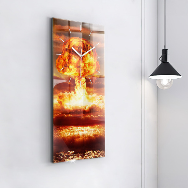Vertikálne hodiny Výbuch atómovej bomby