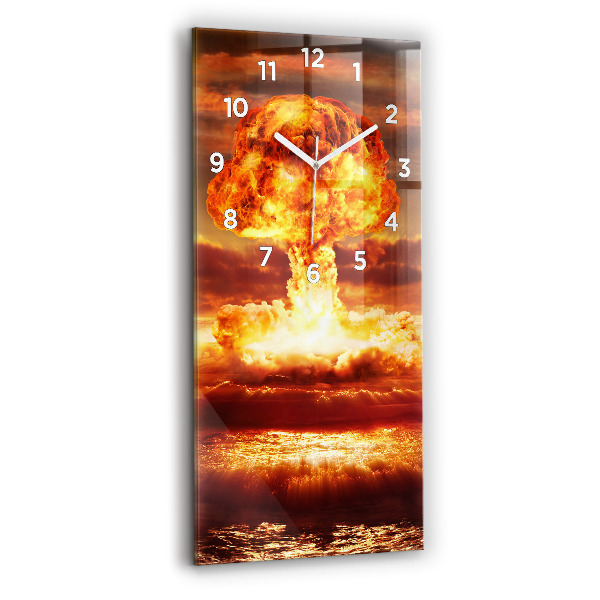 Vertikálne hodiny Výbuch atómovej bomby