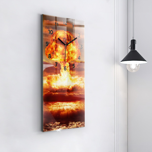 Vertikálne hodiny Výbuch atómovej bomby