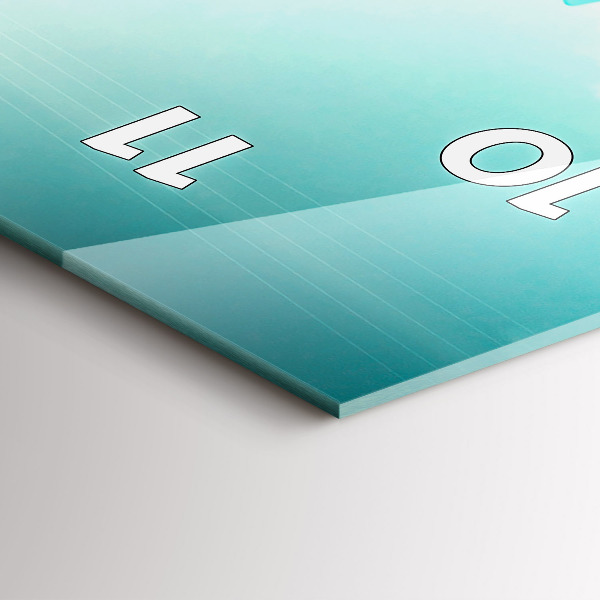 Vertikálne hodiny Auto so surfom