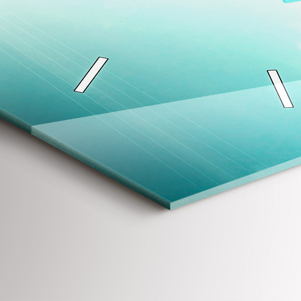 Vertikálne hodiny Auto so surfom