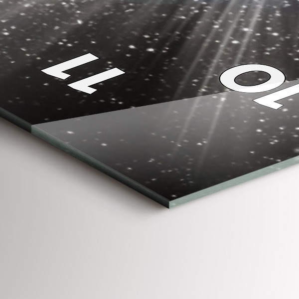 Vertikálne hodiny Zem Mesiac Slnko