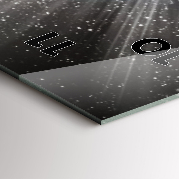 Vertikálne hodiny Zem Mesiac Slnko