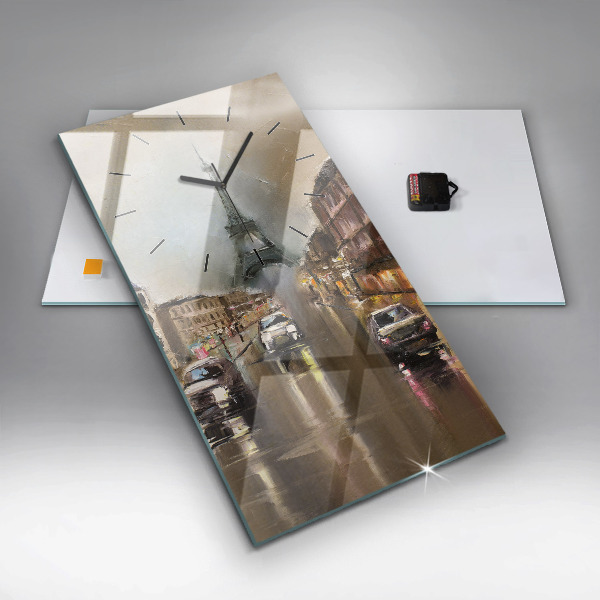 Vertikálne hodiny Architektúra mesta Paríž