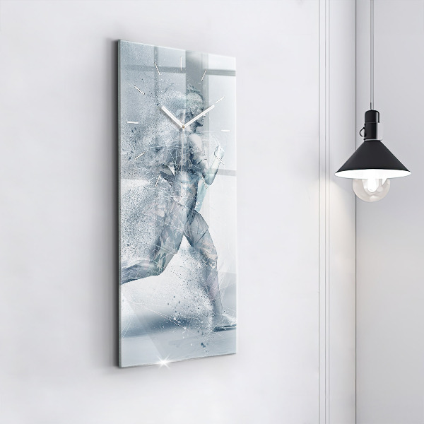 Vertikálne hodiny Bežiaci muž