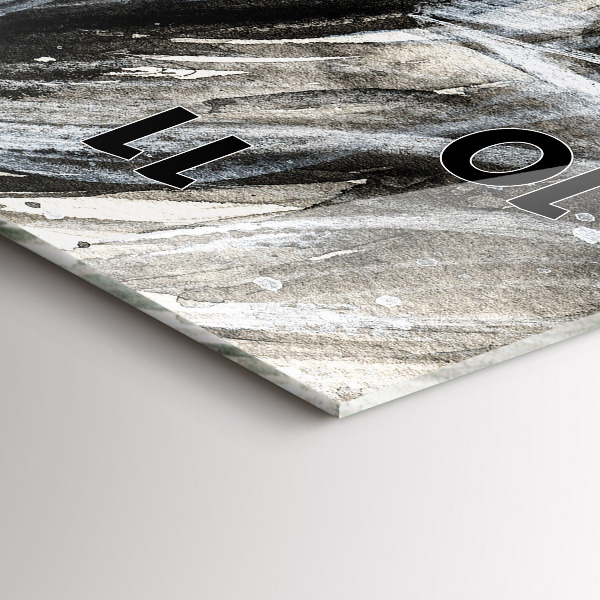 Vertikálne hodiny Maľovaný portrét