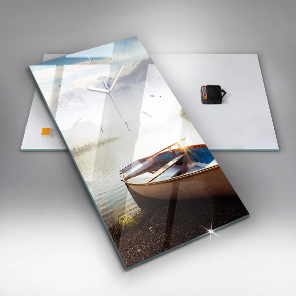 Vertikálne hodiny Pohľad na jazero