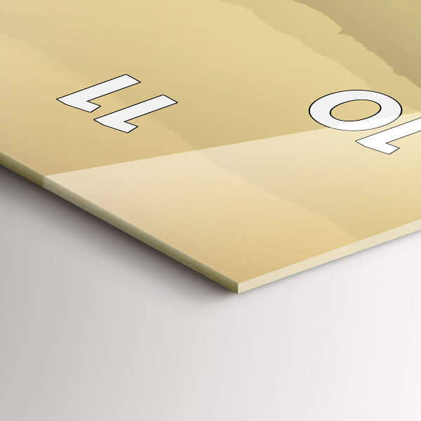 Vertikálne hodiny Hmlisté horské svahy