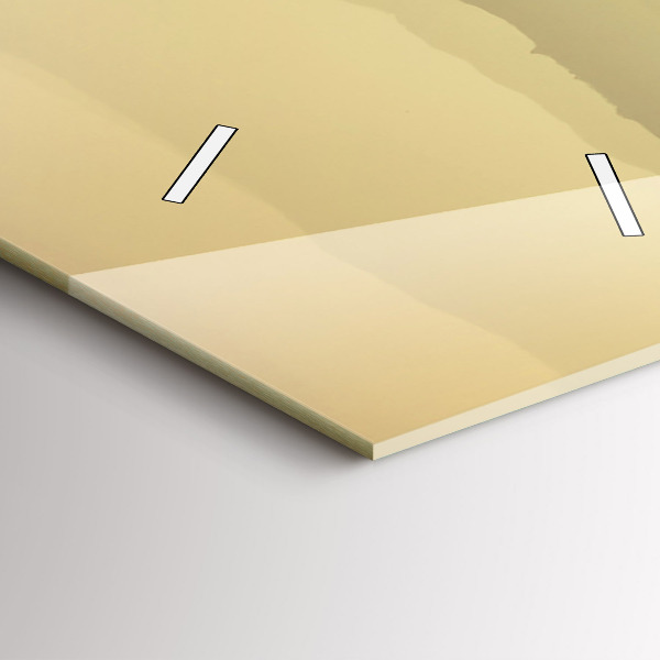 Vertikálne hodiny Hmlisté horské svahy