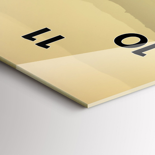 Vertikálne hodiny Hmlisté horské svahy