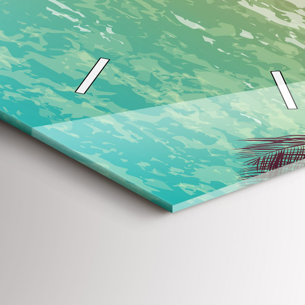 Vertikálne hodiny Tropické palmy