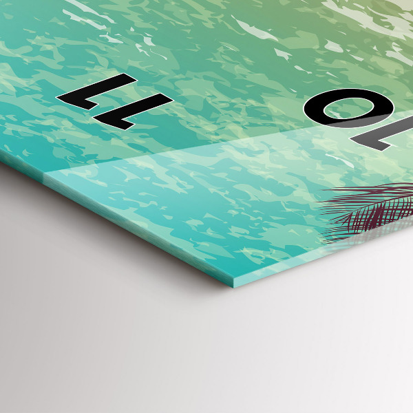 Vertikálne hodiny Tropické palmy