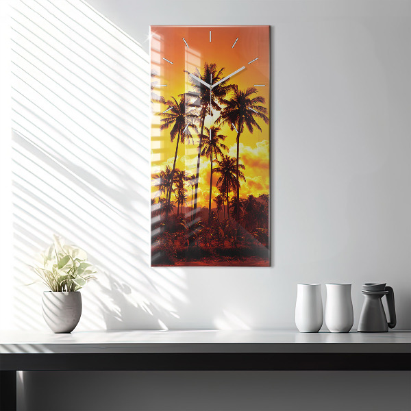 Vertikálne hodiny Pláž Thajsko Klong Prao