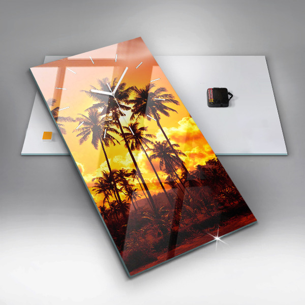 Vertikálne hodiny Pláž Thajsko Klong Prao