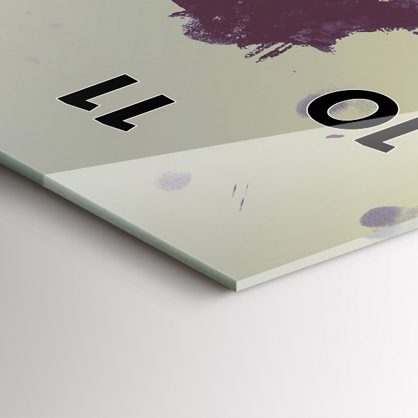 Vertikálne hodiny Zombie v noci - halloween