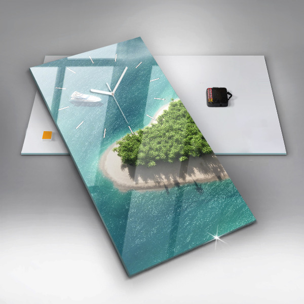 Vertikálne hodiny Ostrov srdca