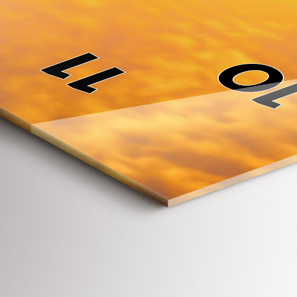 Vertikálne hodiny Zamilované labute