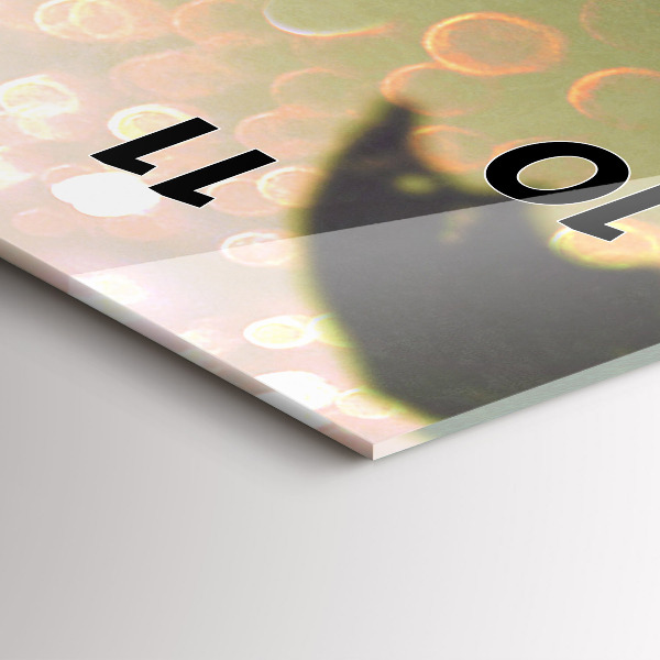 Vertikálne hodiny Ľudia s dáždnikmi