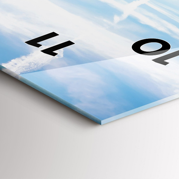 Vertikálne hodiny Levanduľová lúka