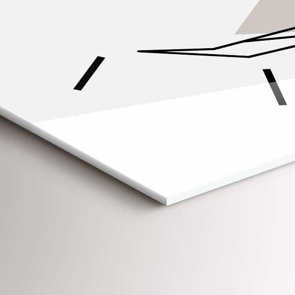 Vertikálne hodiny Sob v škandinávskom štýle