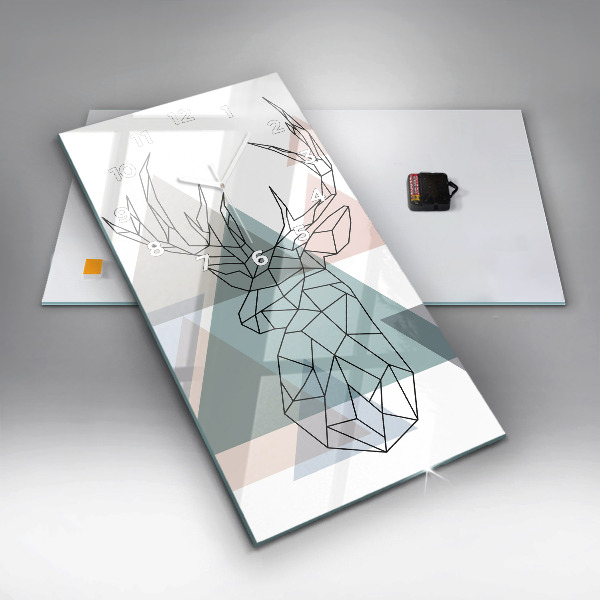 Vertikálne hodiny Sob v škandinávskom štýle