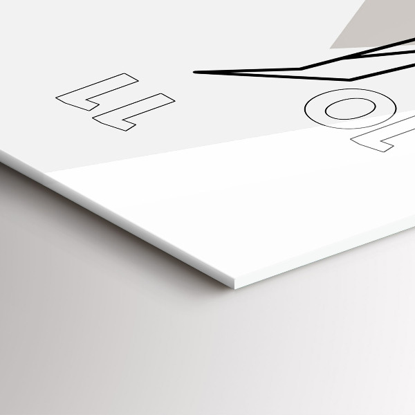 Vertikálne hodiny Sob v škandinávskom štýle