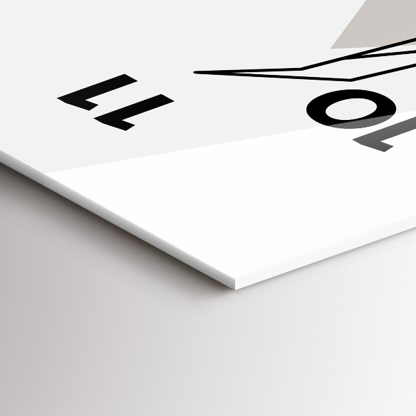 Vertikálne hodiny Sob v škandinávskom štýle