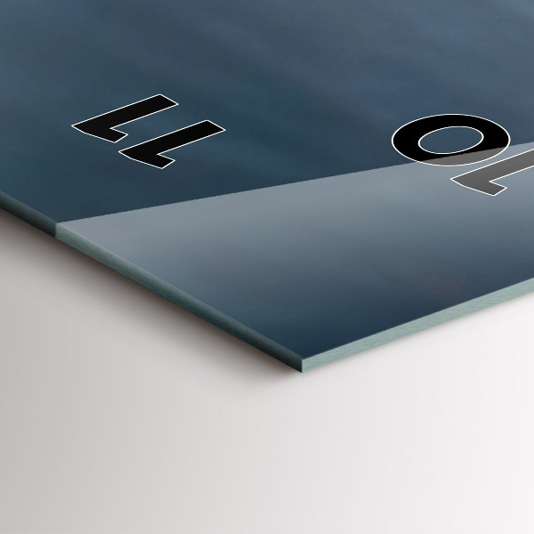 Vertikálne hodiny Muž na motorke