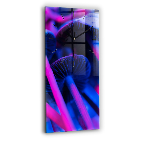 Vertikálne hodiny Magické farebné huby