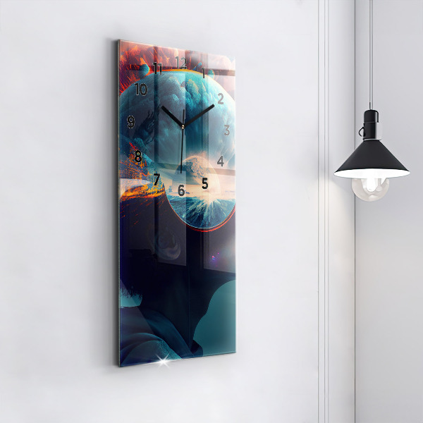 Vertikálne hodiny Futuristický svet