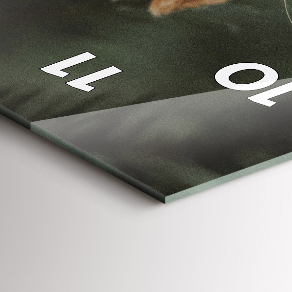 Vertikálne hodiny Veverička a divoká príroda