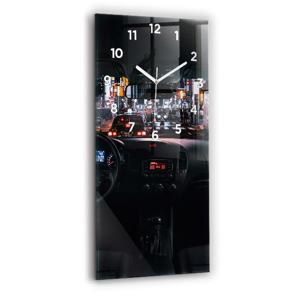 Vertikálne hodiny Auto v Tokiu