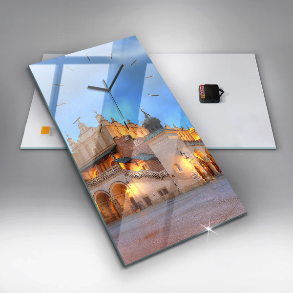 Vertikálne hodiny Hlavné trhové námestie v Krakove