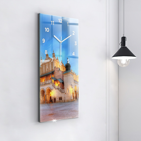 Vertikálne hodiny Hlavné trhové námestie v Krakove