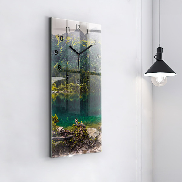 Vertikálne hodiny Morskie Oko v Tatrách