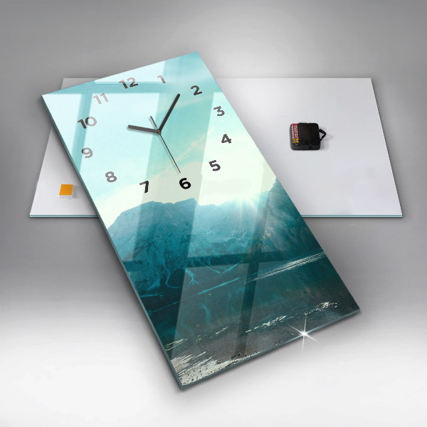 Vertikálne hodiny Hora a rieka v Poľsku