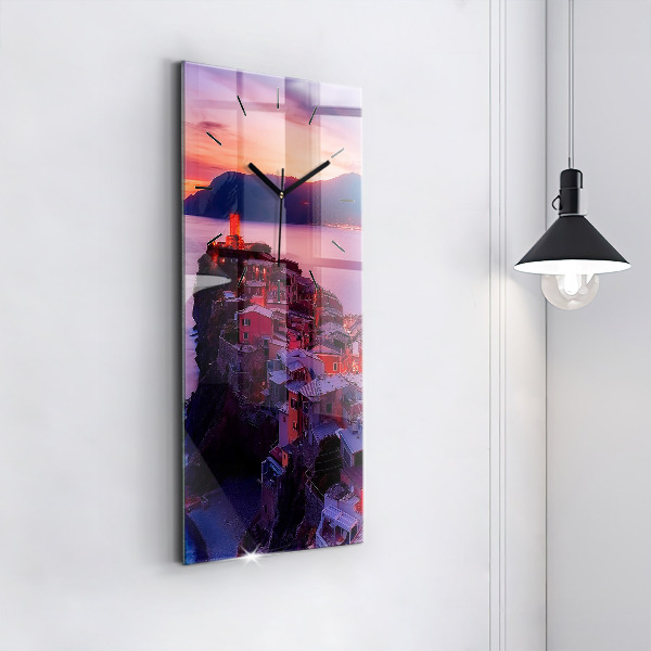 Vertikálne hodiny Nápis spomienok