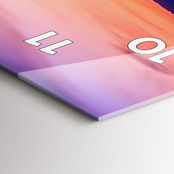 Vertikálne hodiny Nápis spomienok