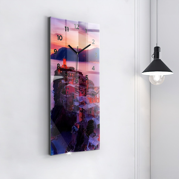 Vertikálne hodiny Nápis spomienok