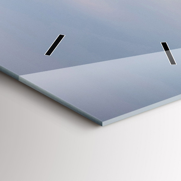 Vertikálne hodiny Hora pokrytá snehom