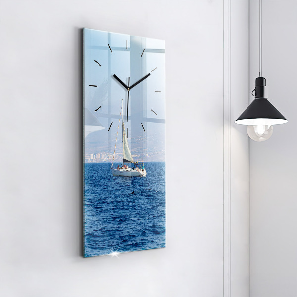 Vertikálne hodiny Jachta na Tenerife
