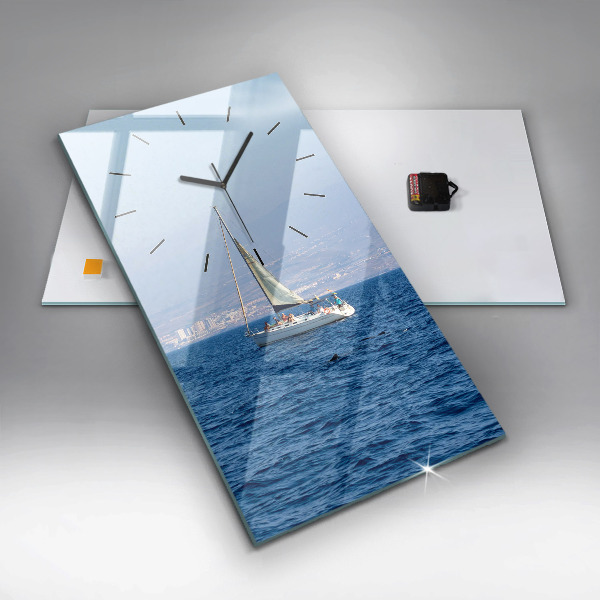 Vertikálne hodiny Jachta na Tenerife